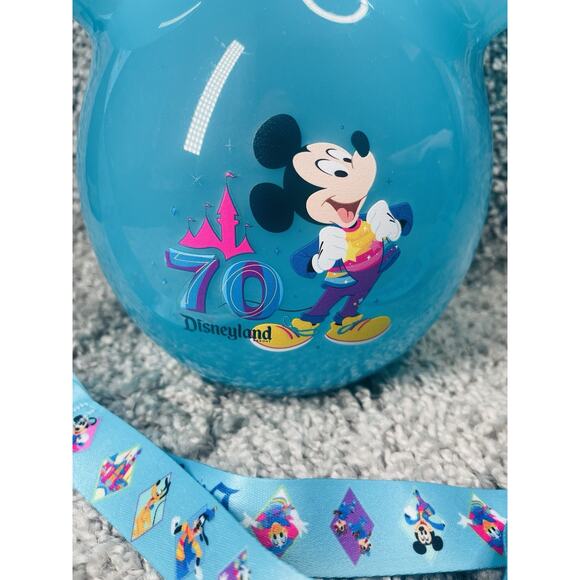 2025 Disneyland 70th Celebration Mickey Balloon Light Up Popcorn Bucket New - Picture 3 of 16